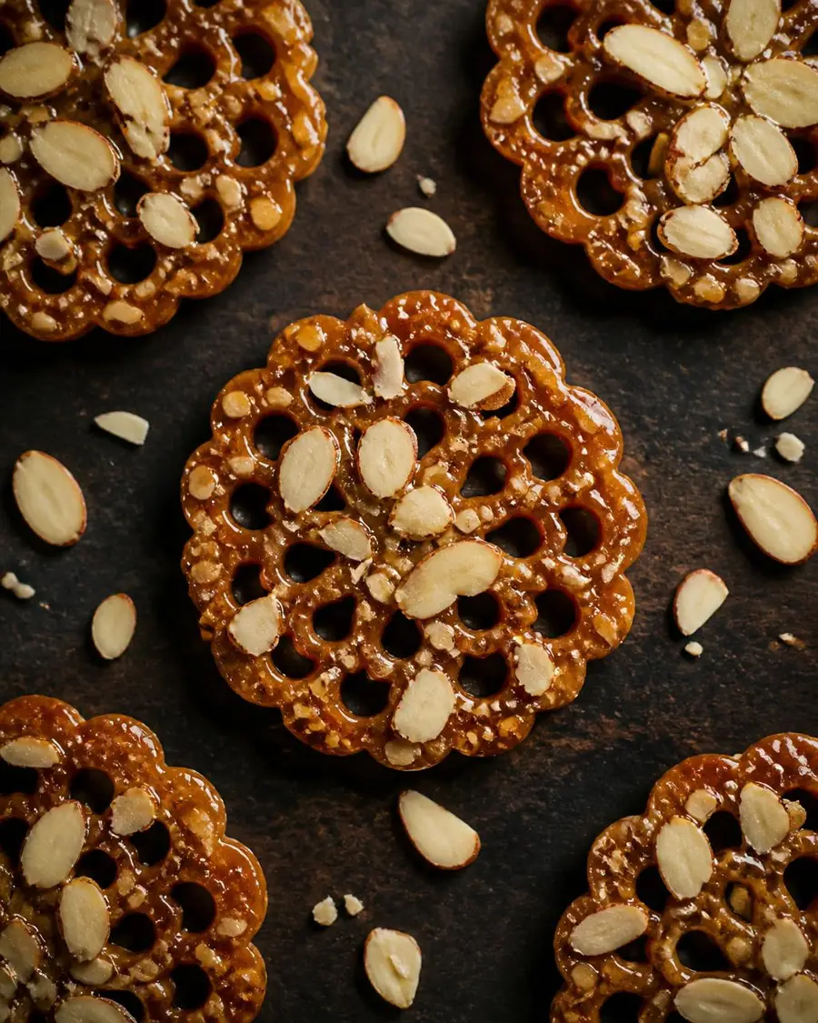 Almond Rosette Brittle