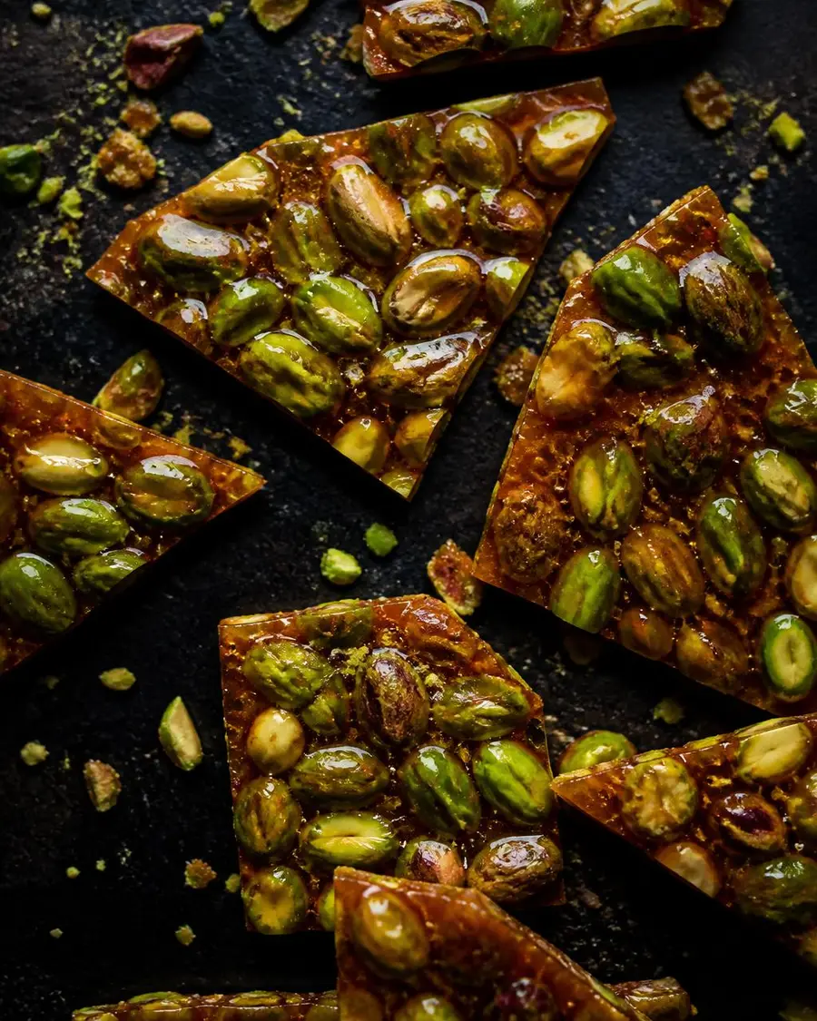 Pistachio Praline Brittle